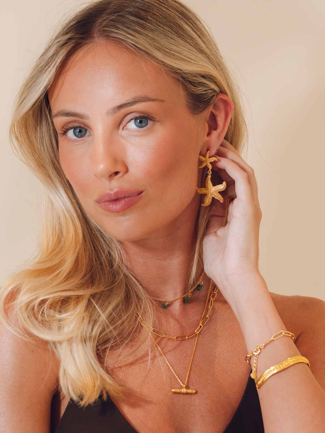 STARFISH DROP EARRINGS