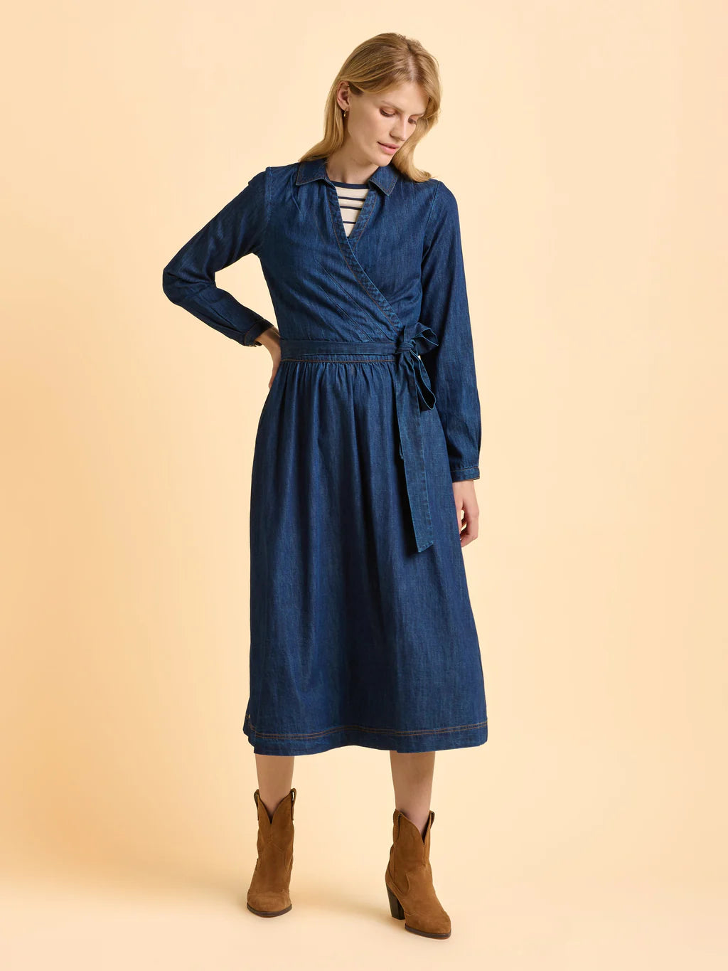 Brakeburn Fern Denim Dress