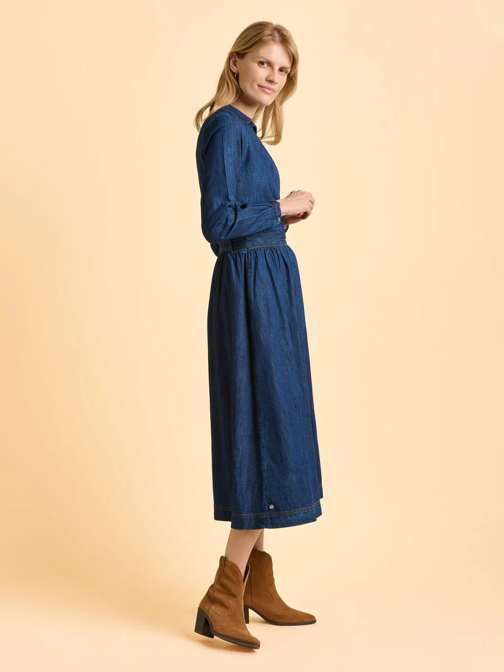 Brakeburn Fern Denim Dress