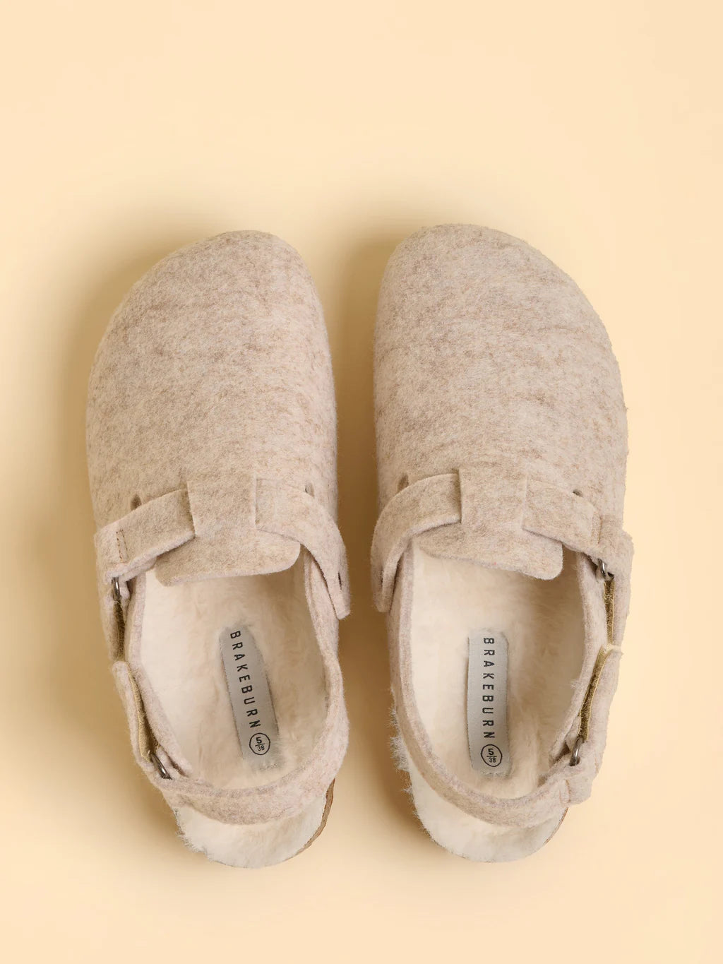 Brakeburn Arctic Plush Slipper- Cream