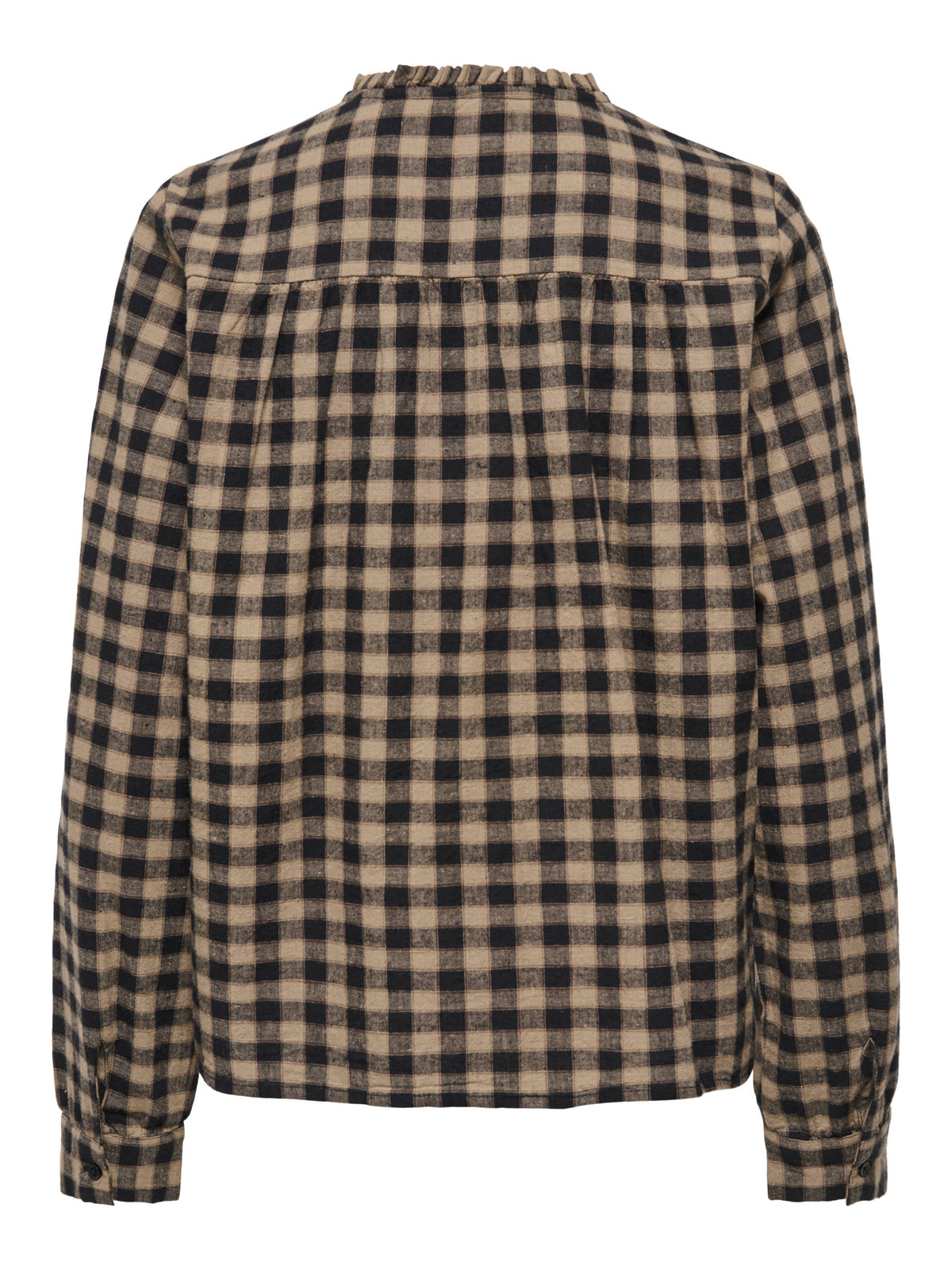 FRIDA CHECK BOW DETAIL SHIRT