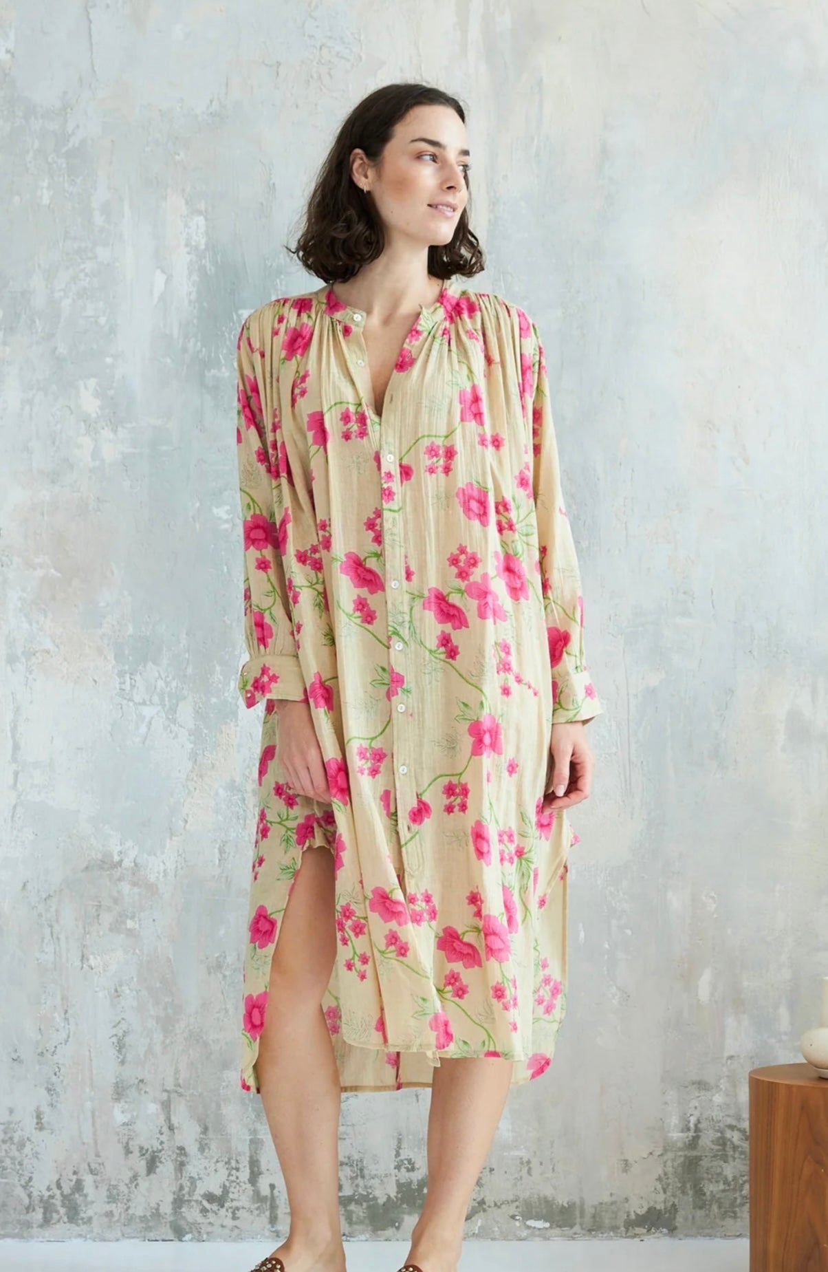 Chico Soleil Talula Dress - Rose Garden Beige