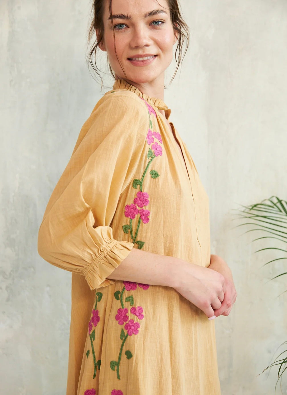 Chico Soleil Kalinda Dress - Yellow Cornsilk