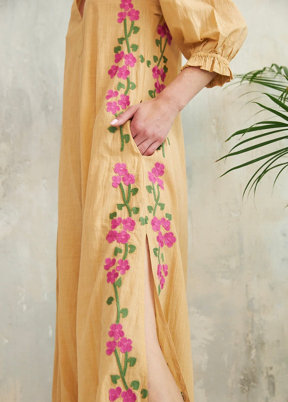 Chico Soleil Kalinda Dress - Yellow Cornsilk