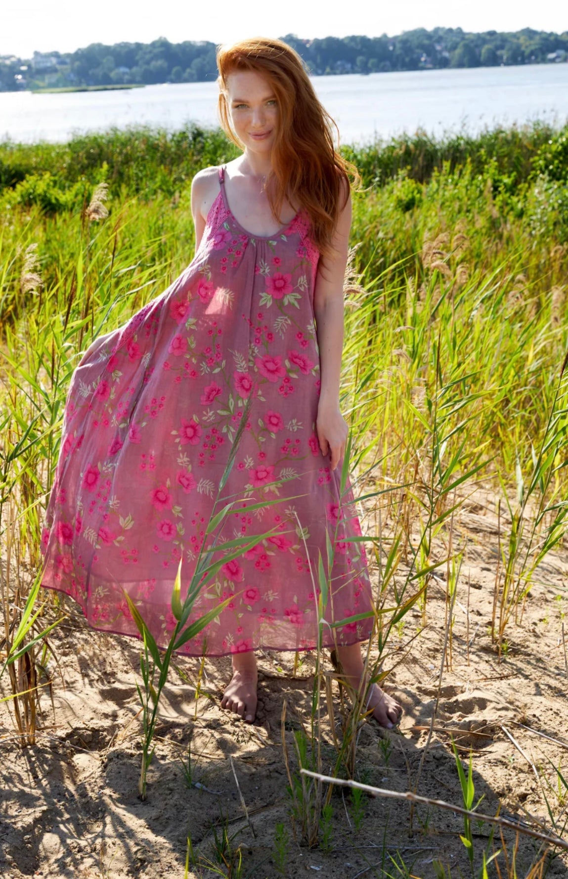 Chico Soleil Paloma Dress - Rose Garden