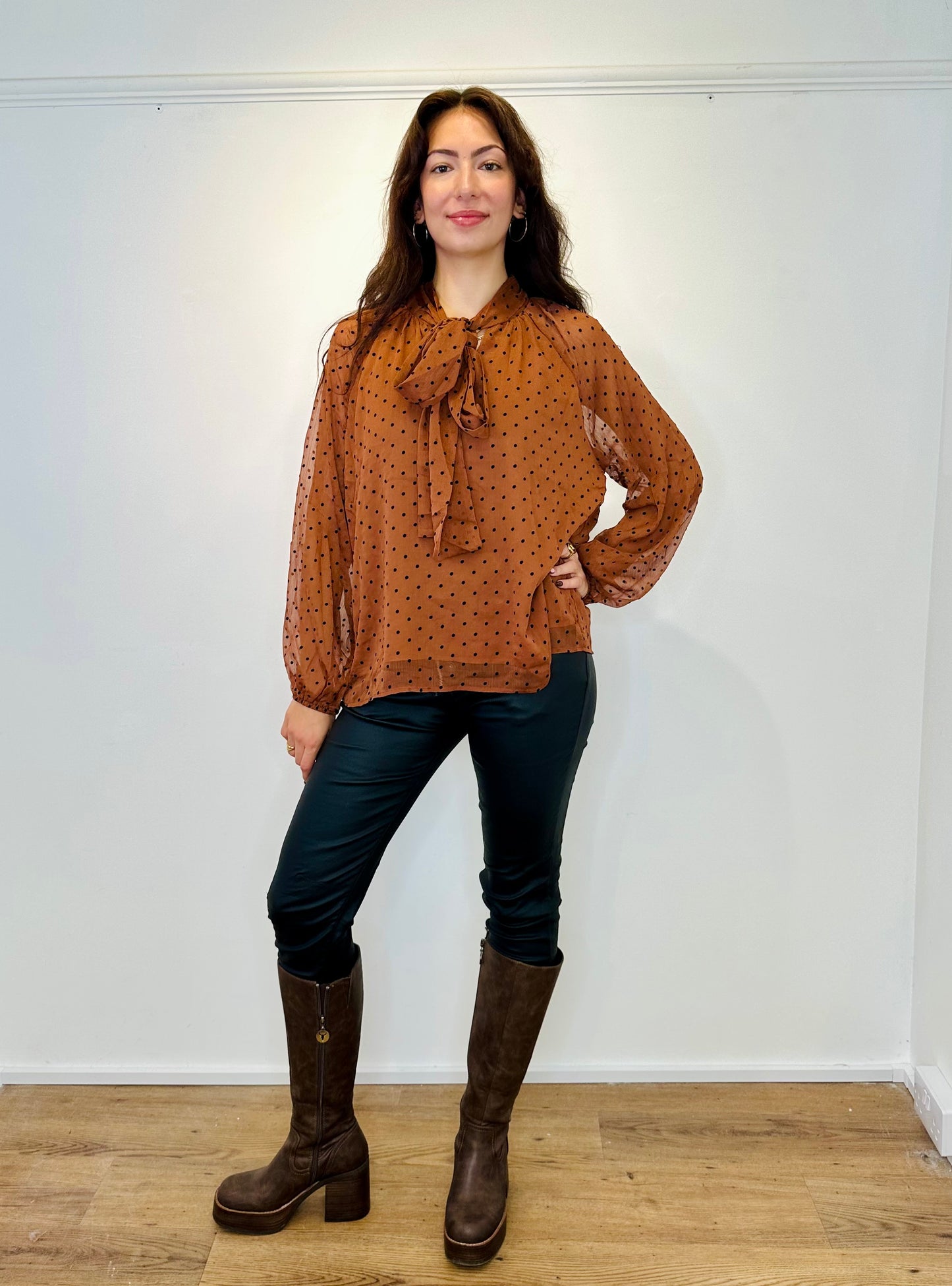 Spot the Trend Chiffon blouse