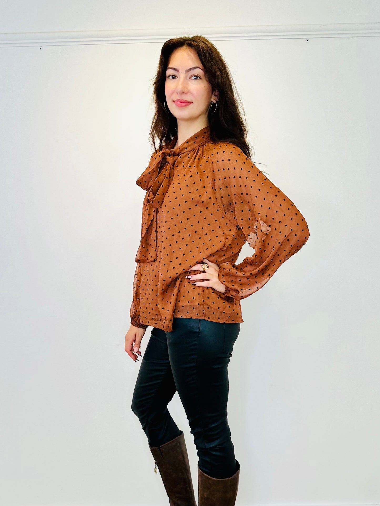 Spot the Trend Chiffon blouse