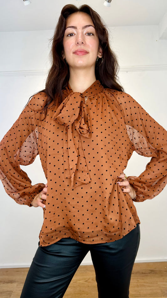 Sarah Spot the Trend Chiffon blouse