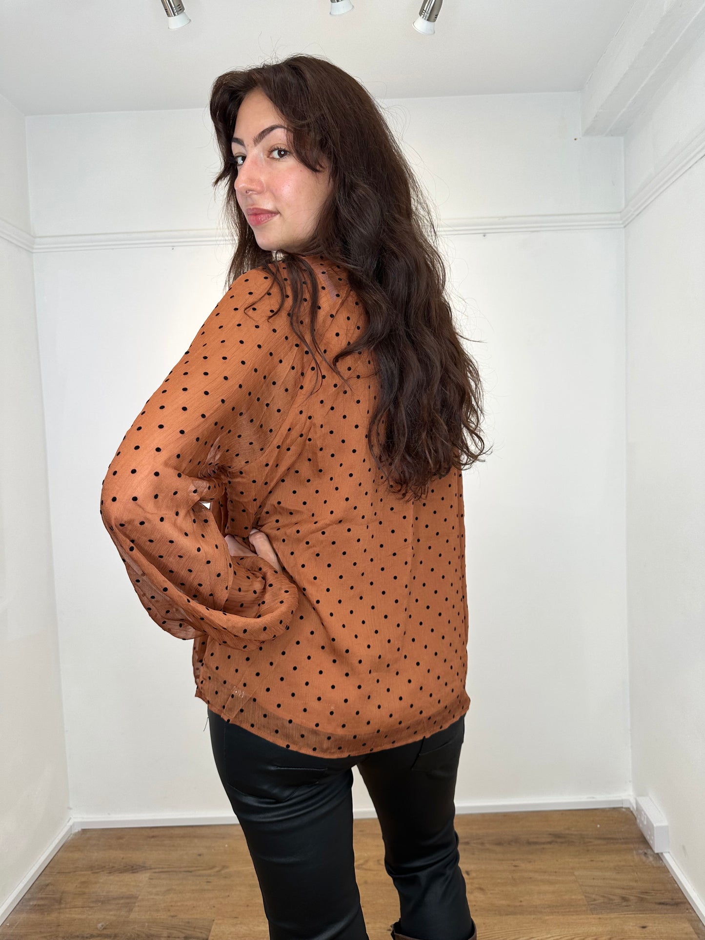 Spot the Trend Chiffon blouse