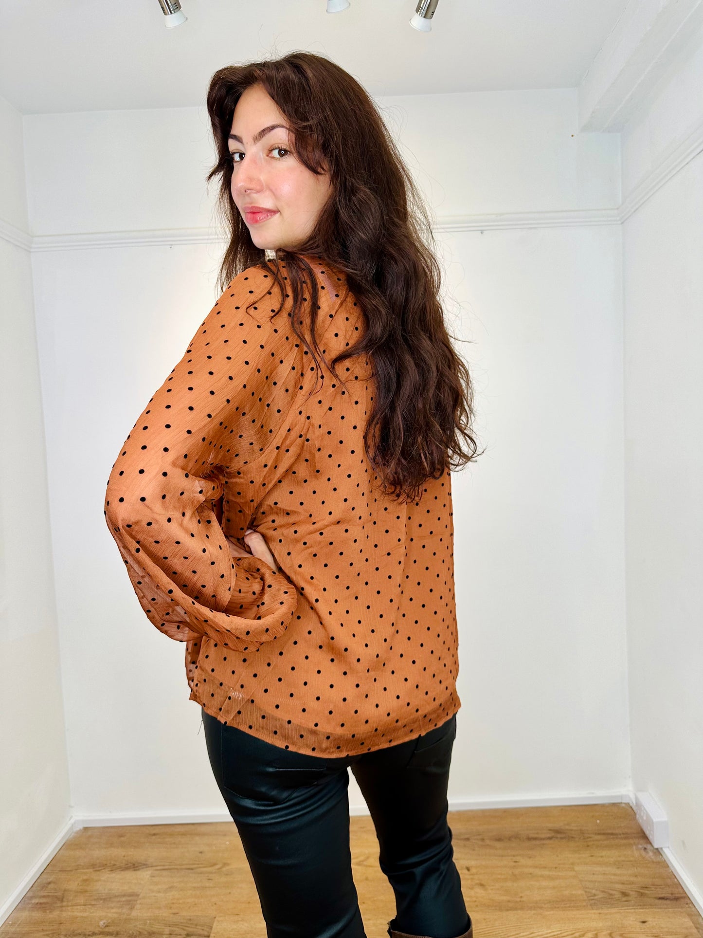 Spot the Trend Chiffon blouse