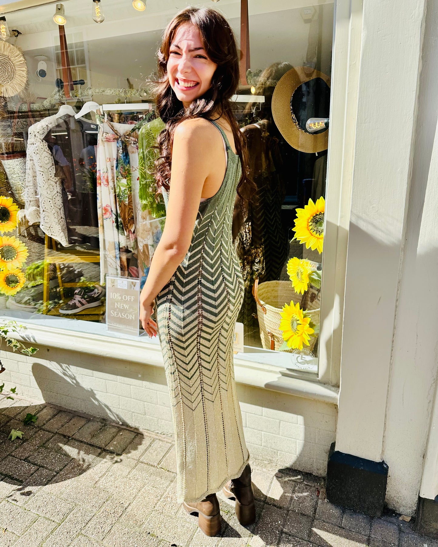Katie Knitted Midi dress