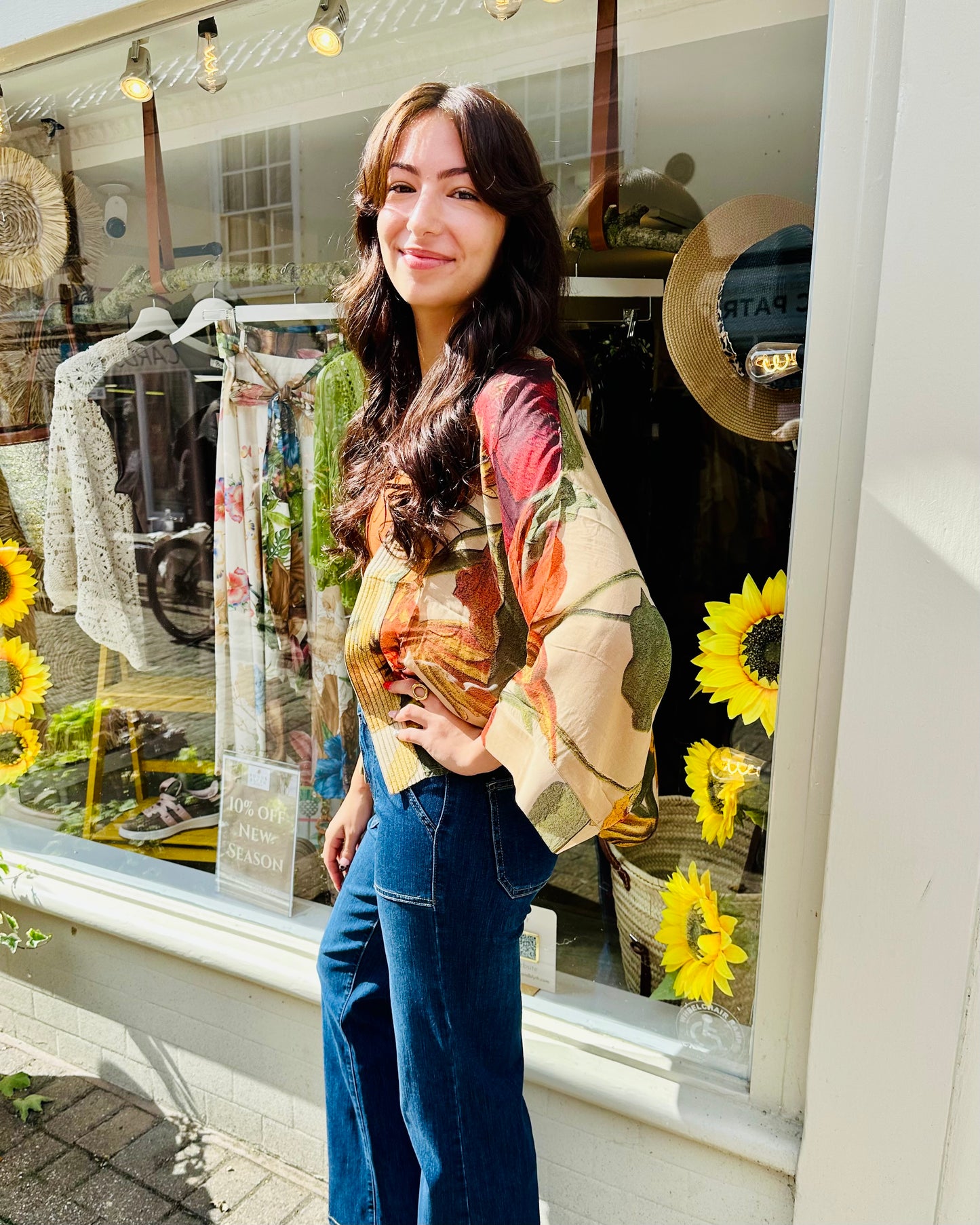 One Hundred stars- Nasturtium Fawn Kimono