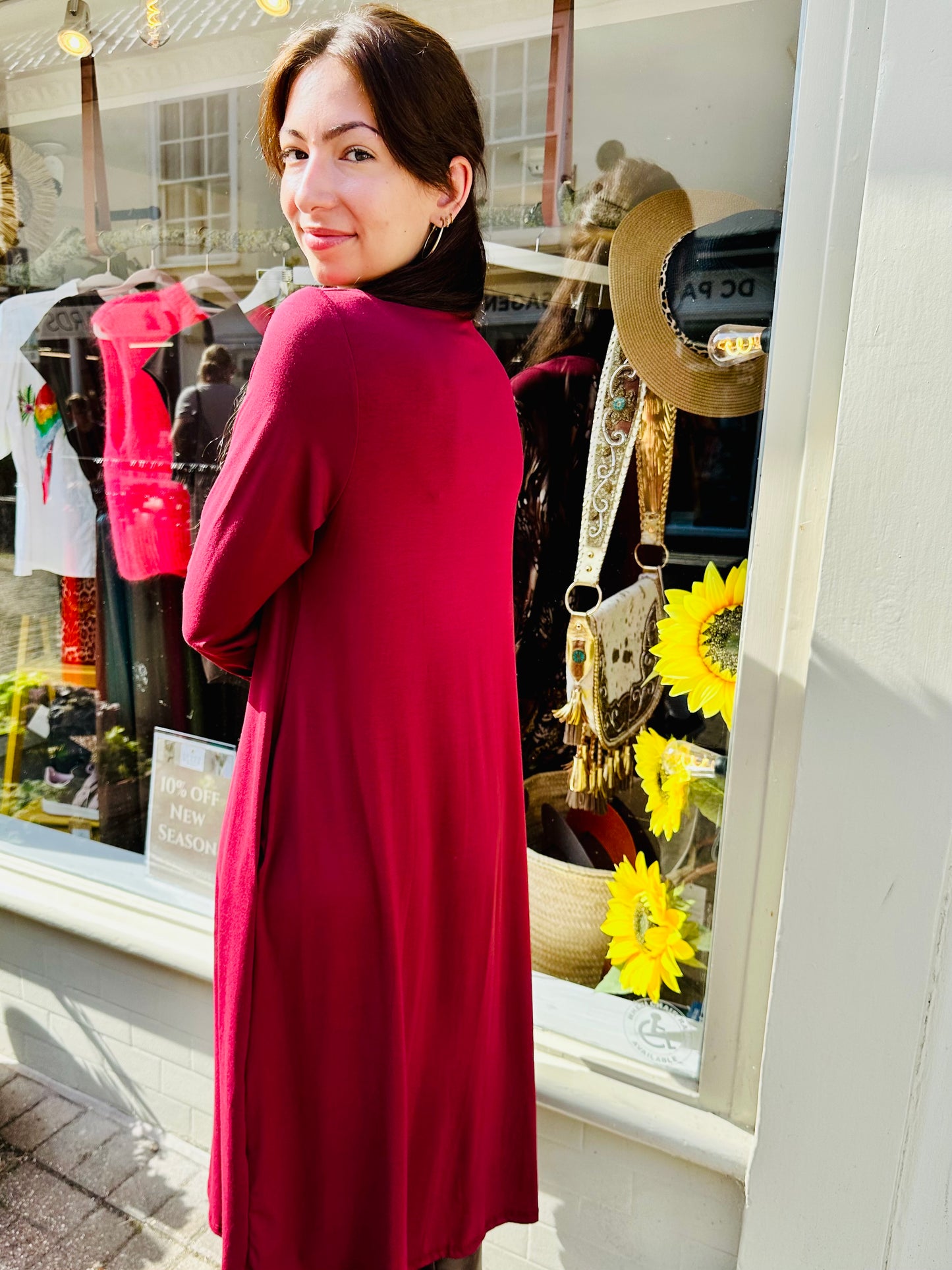Stella - Soft Jersey V-Neck Dress