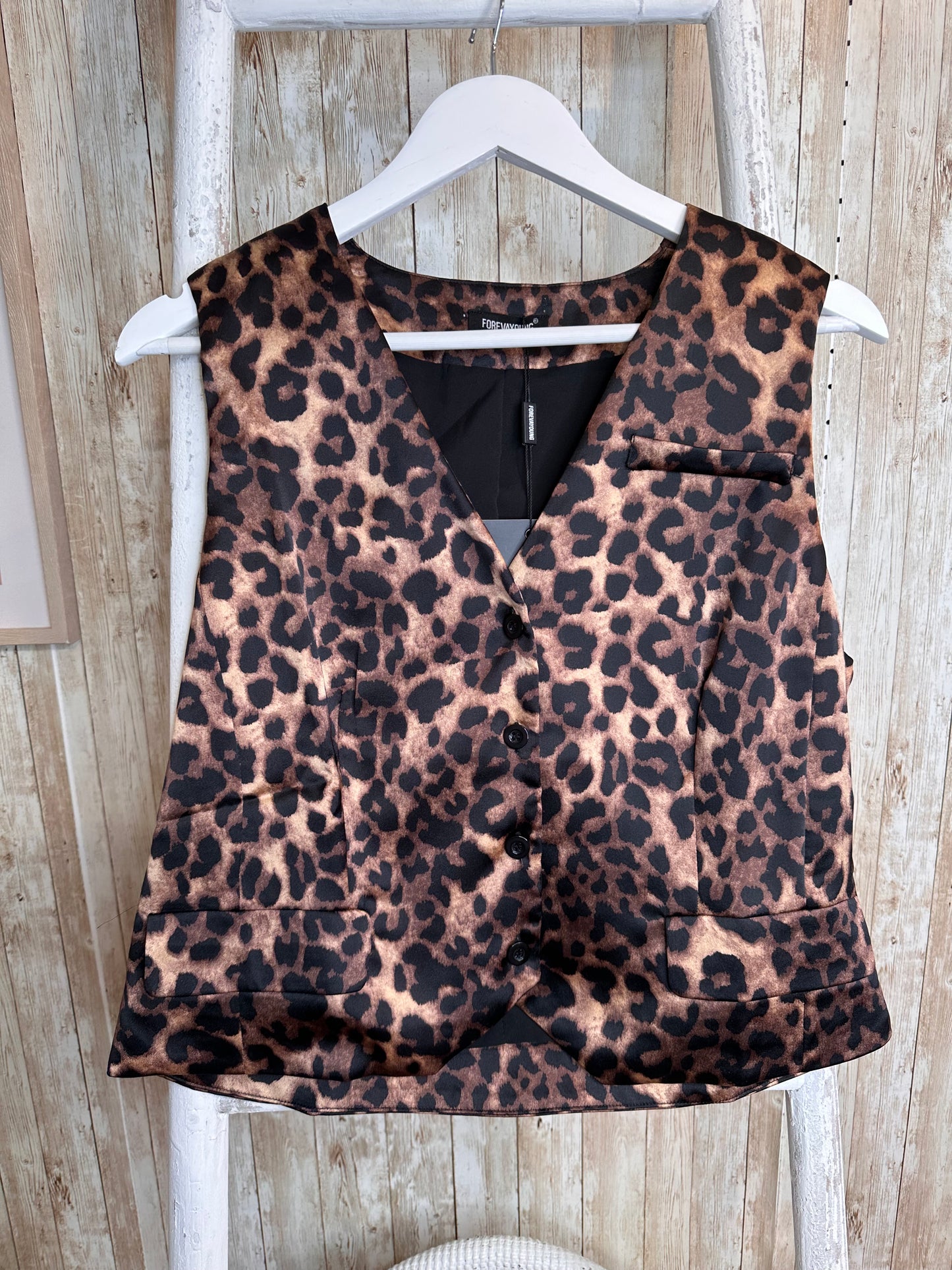 Leopard Waistcoat