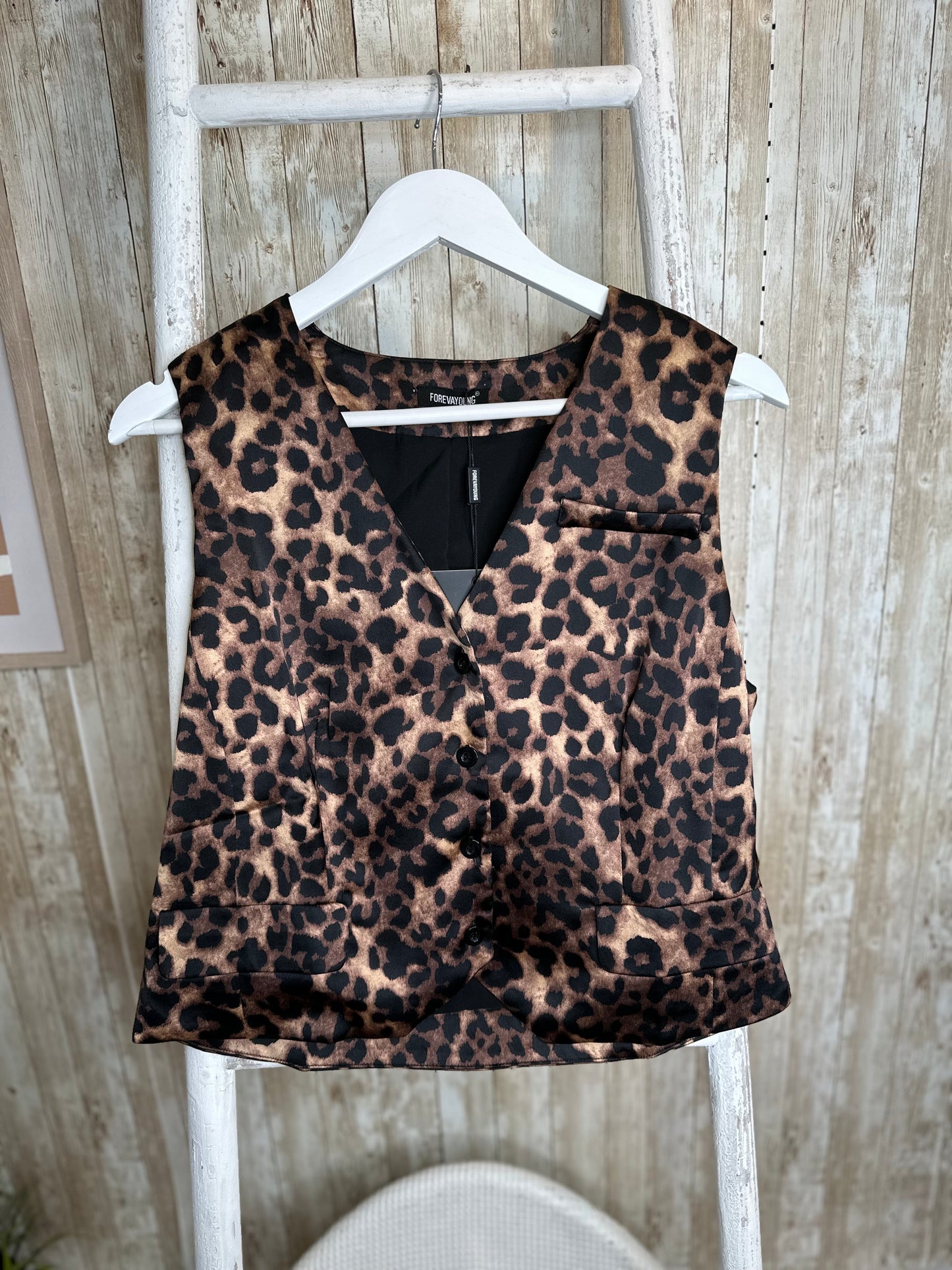 Leopard Waistcoat