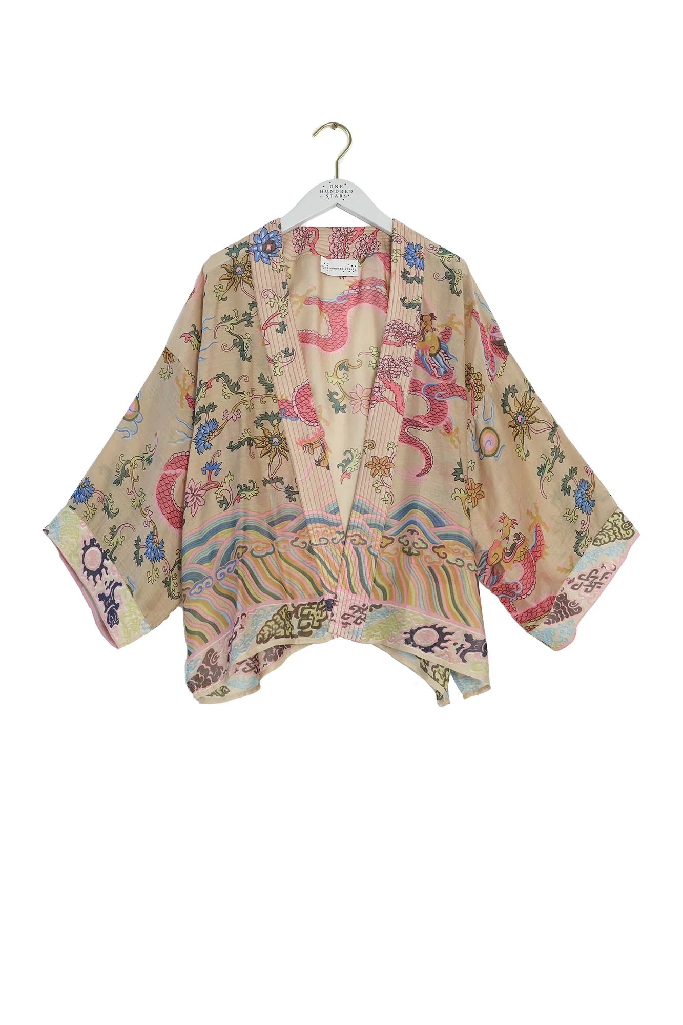 One Hundred Stars- Dragon sand kimono