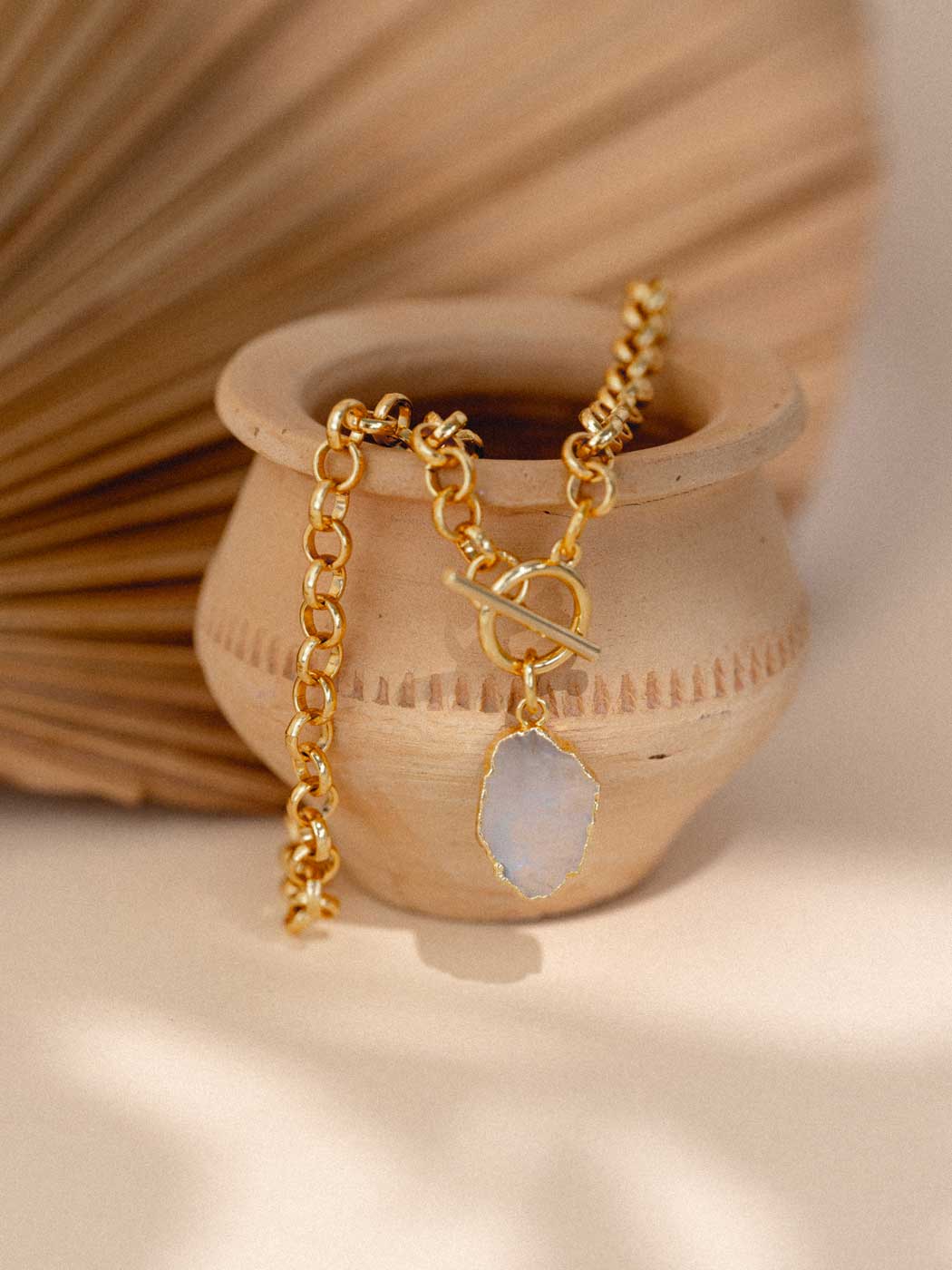 DEITY MOONSTONE NECKLACE