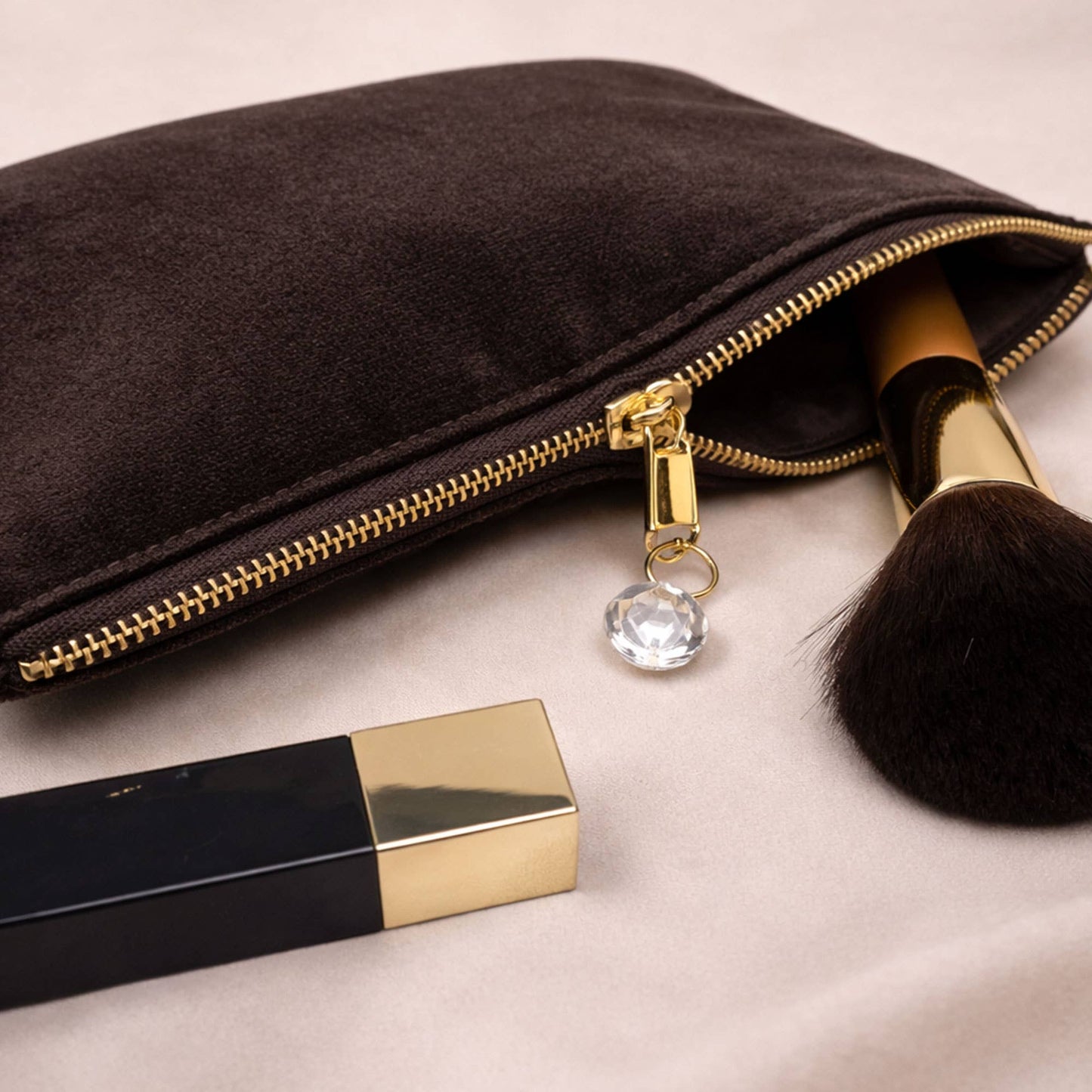 Bridesmaid velvet feel beautiful colours bag