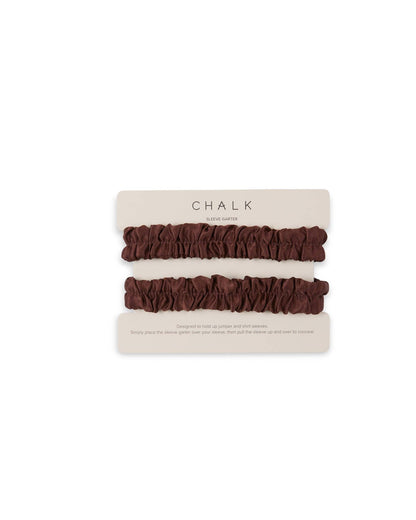 Belinda Sleeve Garter | Chocolate