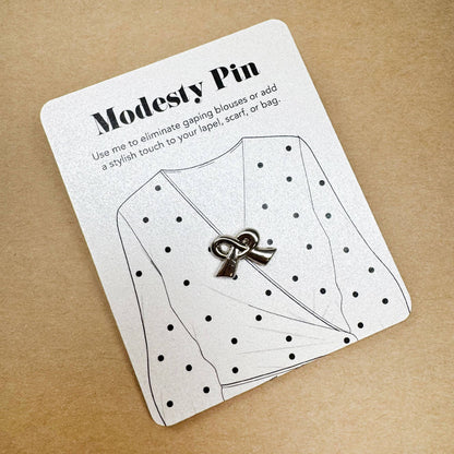 Modesty Bow pin Brooch