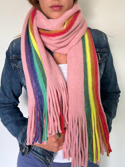 Rainbow scarf