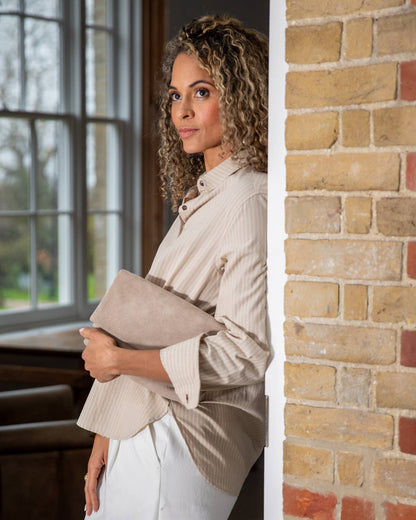 Putney Bag | Suede | Stone