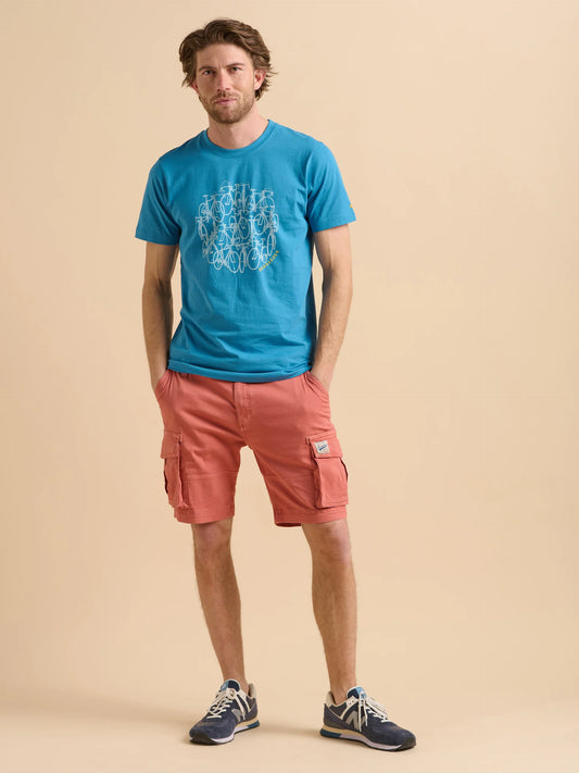 Menswear Brakeburn Linear Bikes Tee