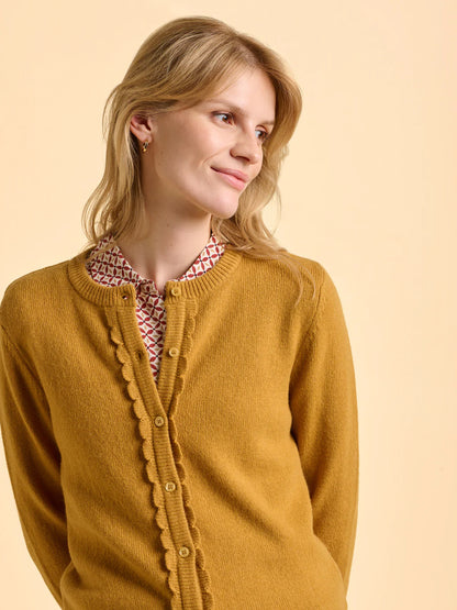 Brakeburn Crescent Cardigan- Yellow