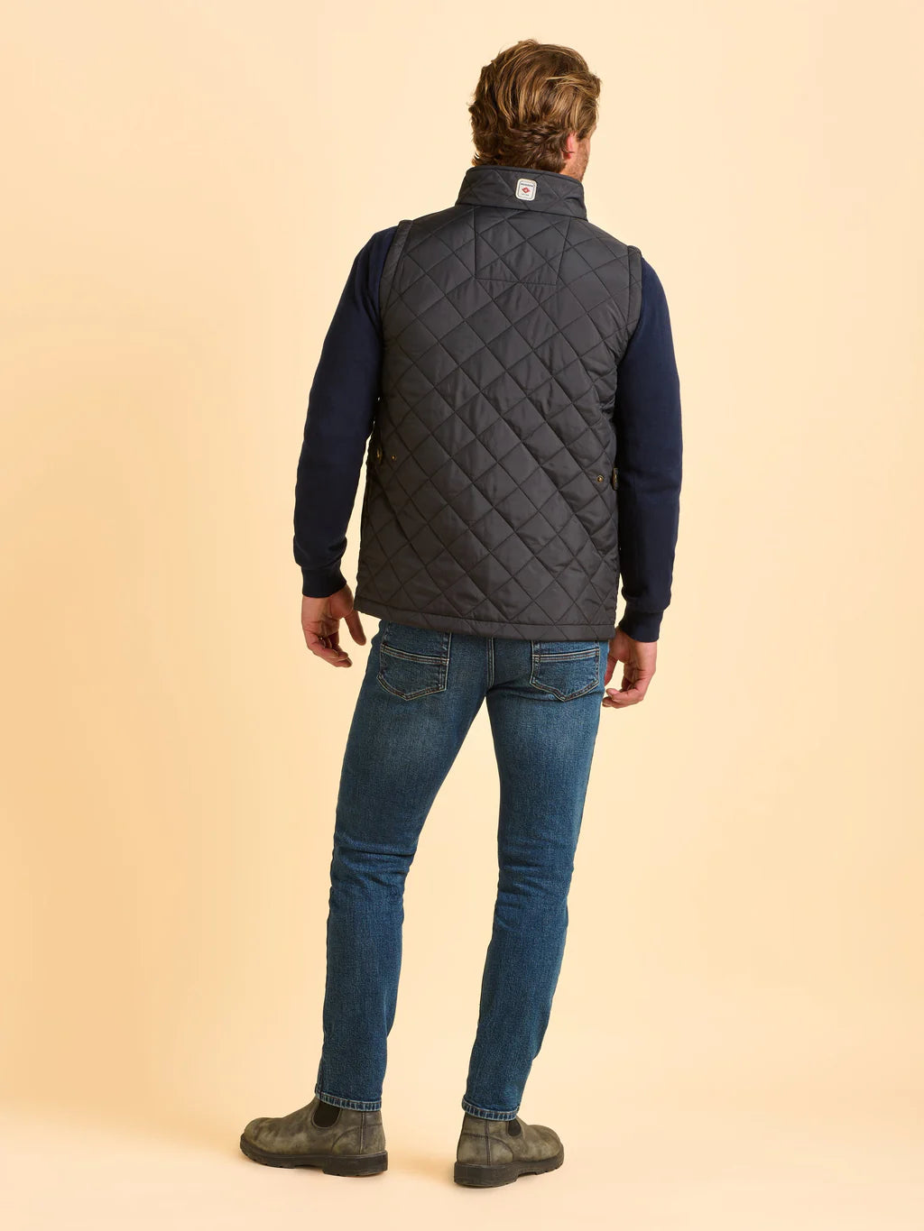 Menswear Brakeburn Oakham Diamond Quilted Gilet