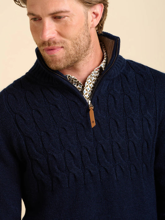 Menswear Brakeburn Ainsworth Knit 1/4 Zip