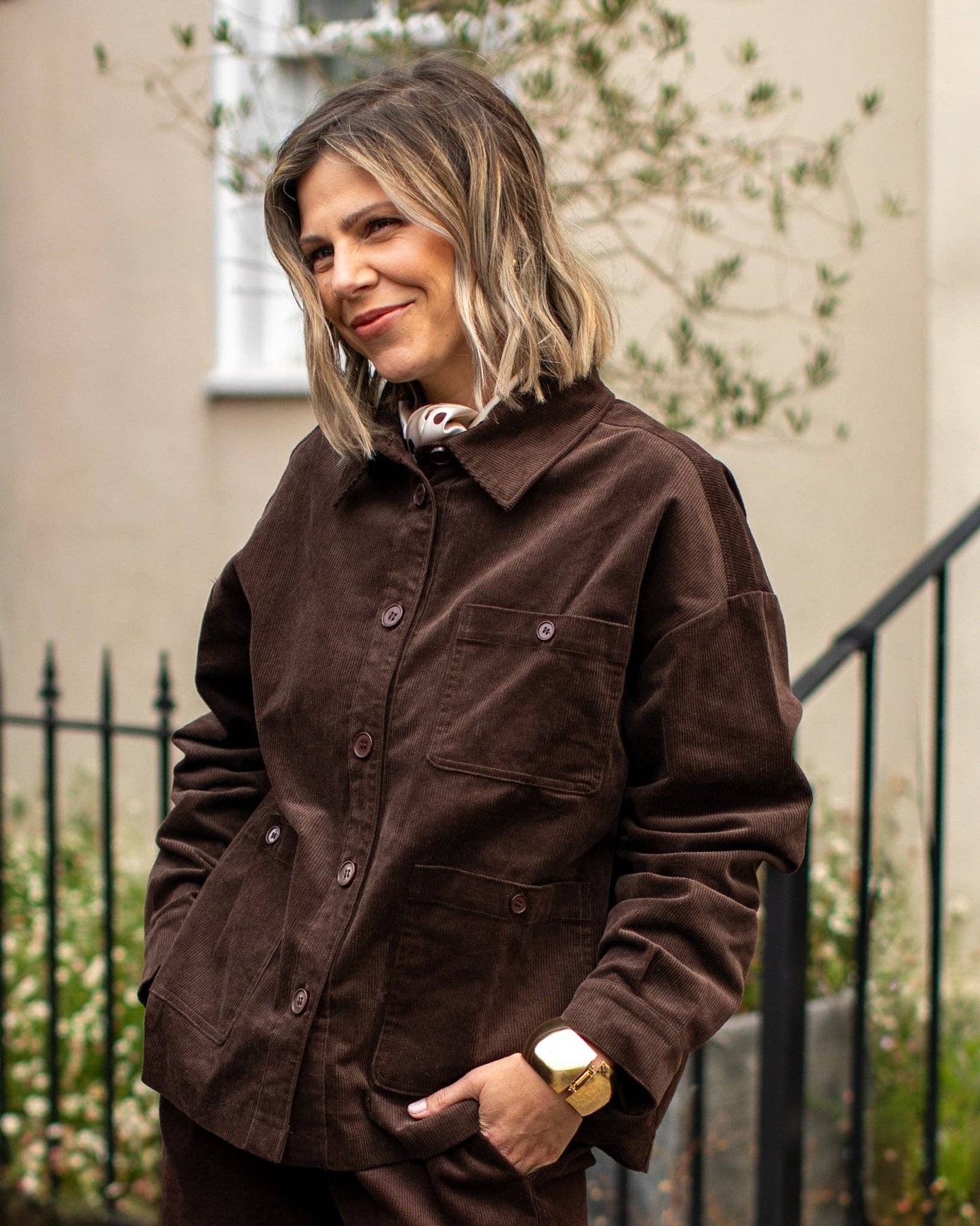 Wren Scarf | Small Spot | Butter