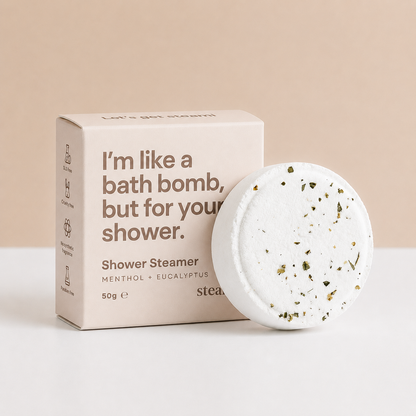 Shower Steamer | Shower Bomb | Shower Fizzer | Shower Melt