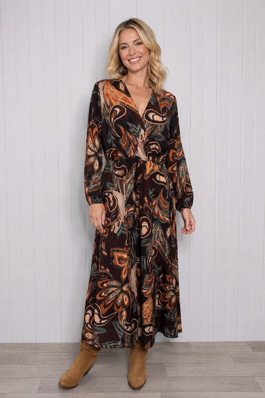 Floral Empire Autumn Dress
