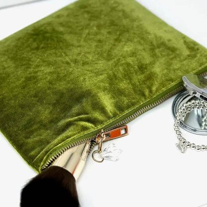 Bridesmaid velvet feel beautiful colours bag