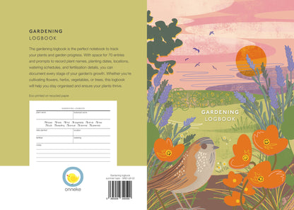 Gardening Logbook Summer Haze - Garden Gift
