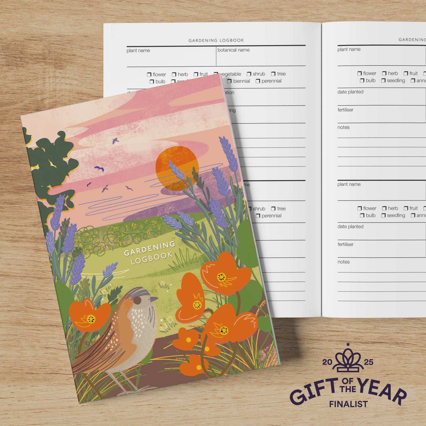 Gardening Logbook Summer Haze - Garden Gift