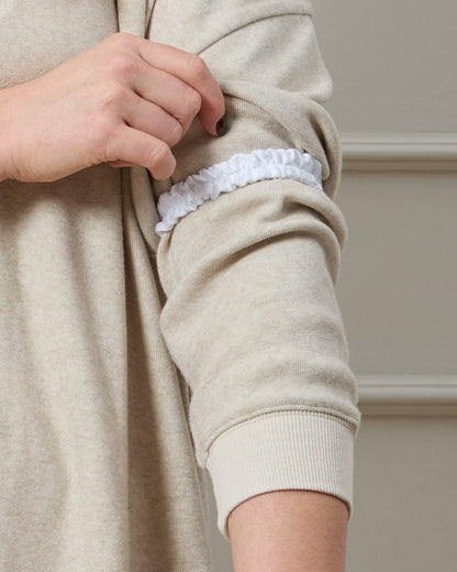 Belinda Sleeve Garter | Off White