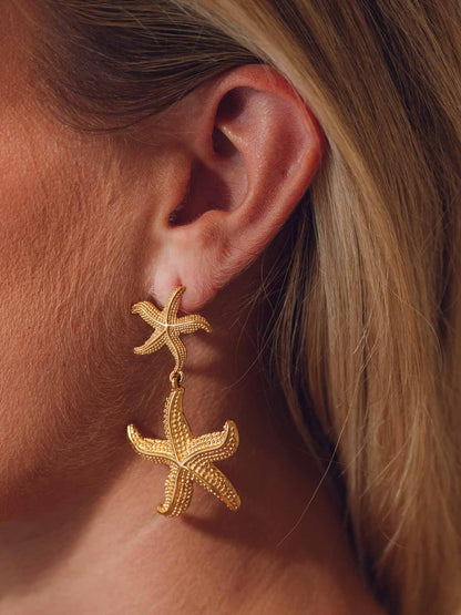 STARFISH DROP EARRINGS