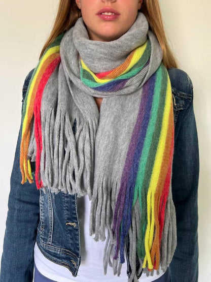 Rainbow scarf
