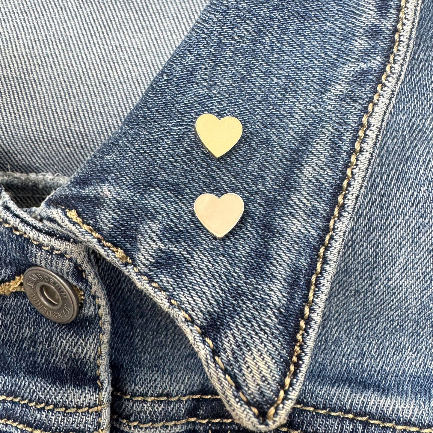 Modesty Heart Pin Brooch
