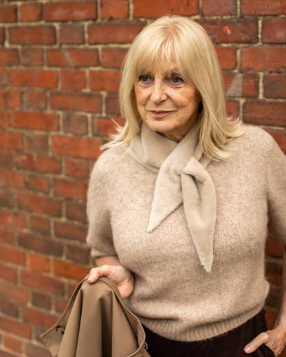 Nova Scarf | Faux Fur | Cream