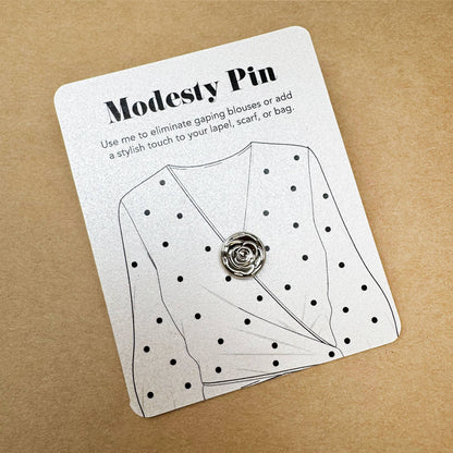 Modesty Rose Pin Brooch