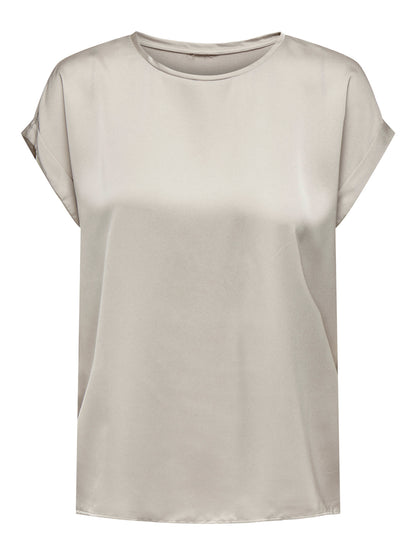 LIEKE SATIN MIX TOP