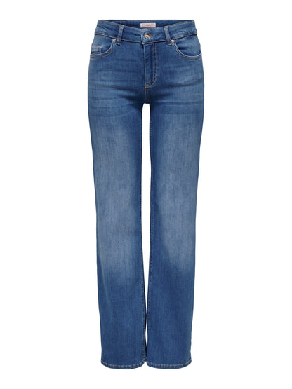 BLUSH MID WAIST STRAIGHT JEANS