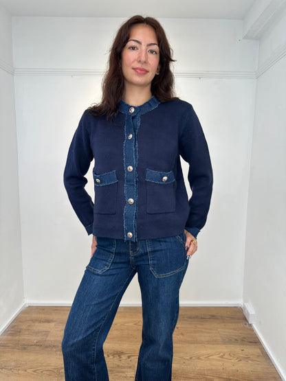 The Bramfield wide leg jeans - dark denim