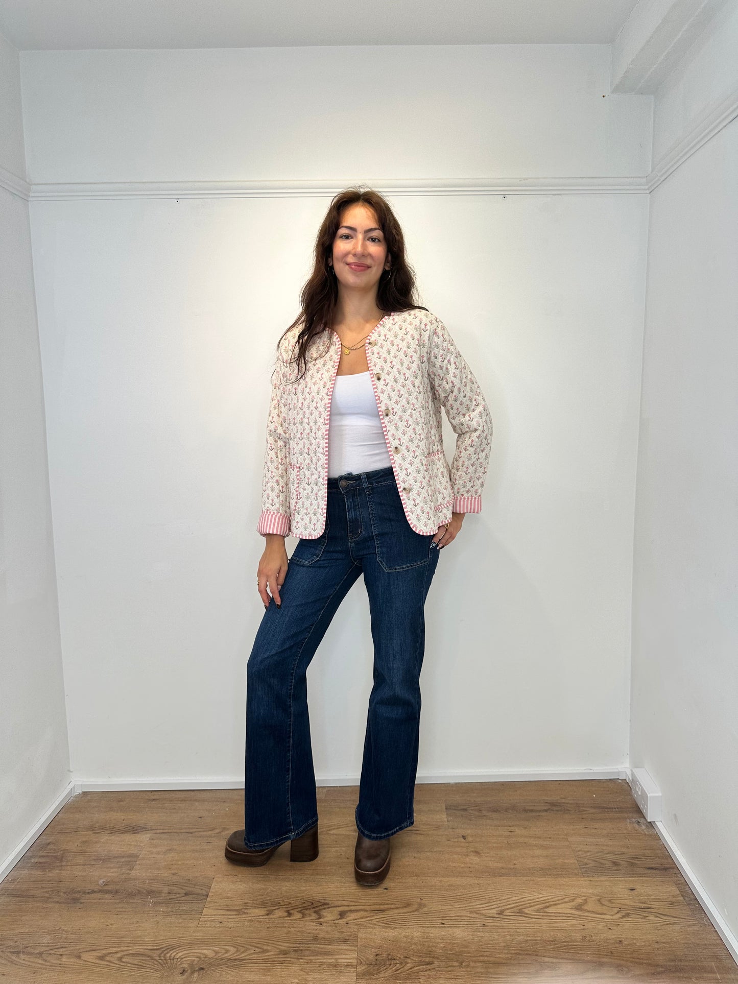 The Bramfield wide leg jeans - dark denim
