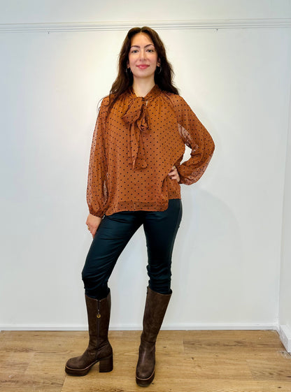 Spot the Trend Chiffon blouse
