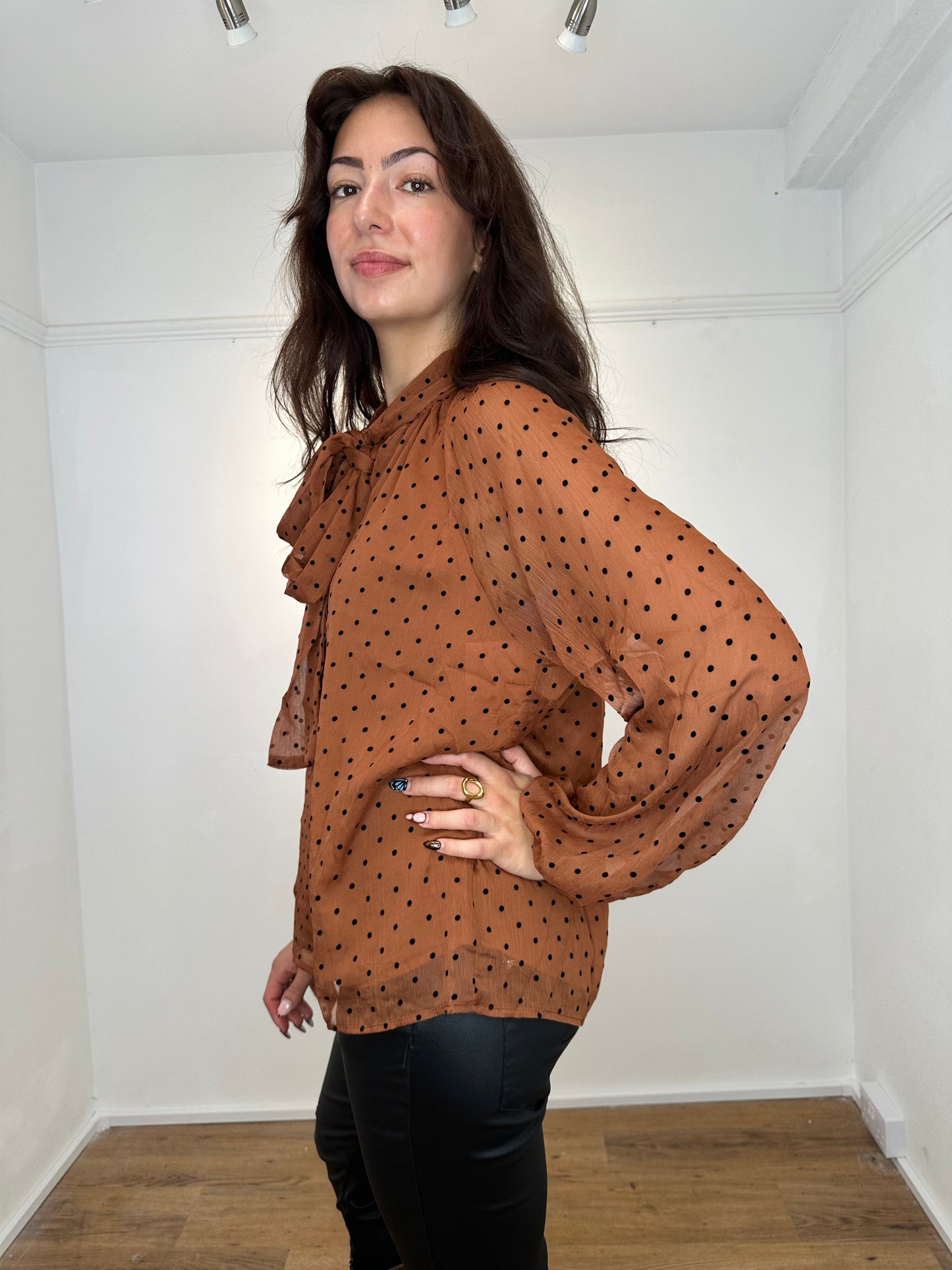 Spot the Trend Chiffon blouse