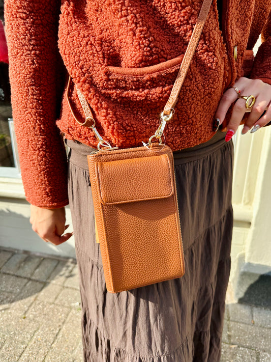 The Pammy Cross body Phone Bag - vegan leather