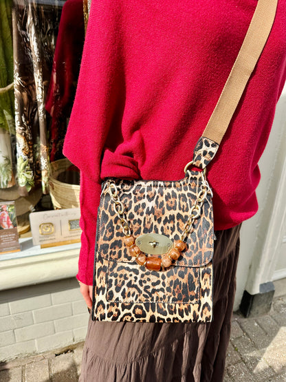 Taupe Crossbody Everyday Vegan Leather Bag